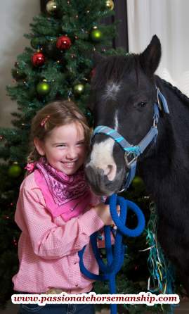 Little Girl With Pony